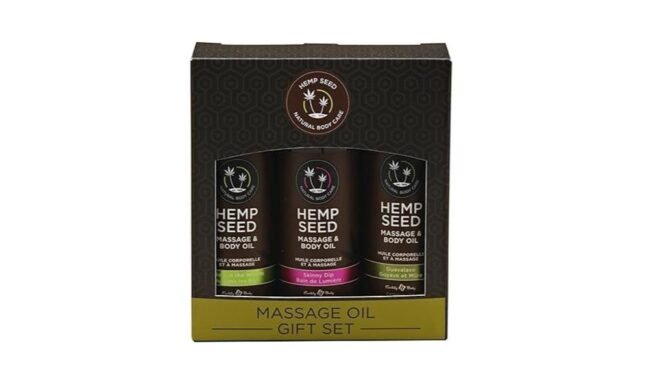 hemp seed oil gift set