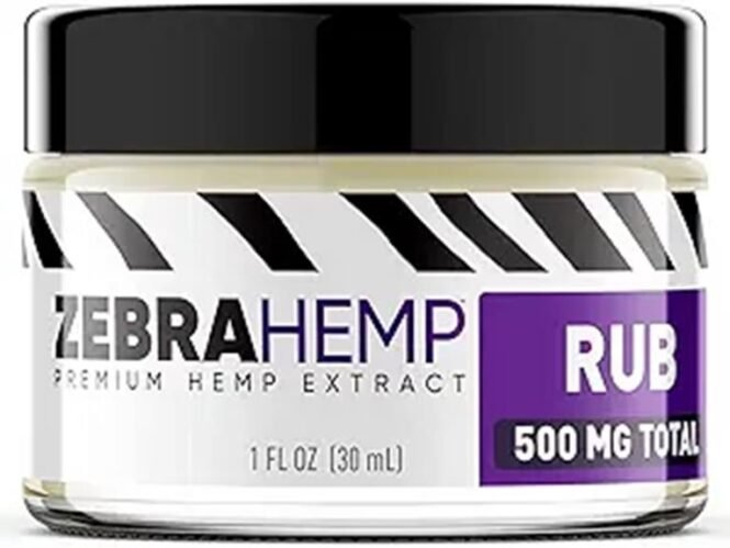 zebra hemp topical soothes discomfort